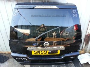 Дверь пятая (крышка багажника) в сборе Nissan X-Trail T31 Б/У арт.K010MJG4EA, K010MJG4EB (18519)