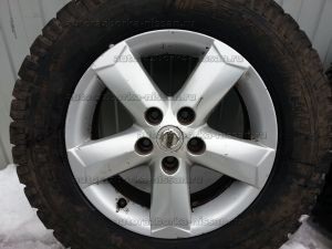 Комплект колес 4шт на литых дисках R16 с грязевой резиной Nissan X-Trail T31 Б/У арт. (17600)