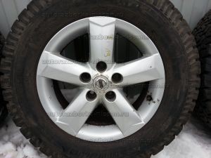 Комплект колес 4шт на литых дисках R16 с грязевой резиной Nissan X-Trail T31 Б/У арт. (17600)