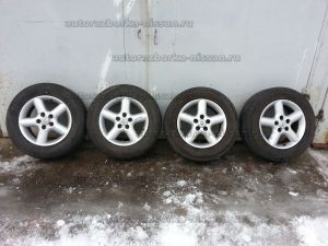 Комплект колес 4шт. на литых дисках R16 с резиной Nissan X-Trail T30 Б/У арт.403008H326, 403008H327 (17424)