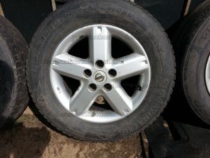 Комплект колес 4шт на литых дисках R16 с резиной Nissan X-Trail T30 Б/У арт.40300EQ025, 40300EQ026, 40300EQ325 (18546)