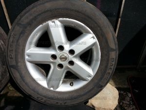 Комплект колес 4шт на литых дисках R16 с резиной Nissan X-Trail T30 Б/У арт.40300EQ025, 40300EQ026, 40300EQ325 (18546)