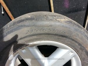 Комплект колес 4шт на литых дисках R16 с резиной Nissan X-Trail T30 Б/У арт.40300EQ025, 40300EQ026, 40300EQ325 (18546)