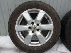 Комплект колес 4шт на литых дисках R17 с резиной Nissan X-Trail T30 Б/У арт.40300JG125 (17592)