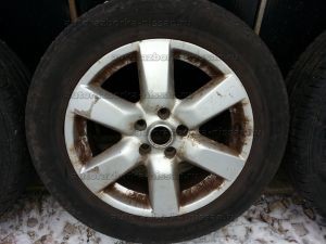 Комплект колес 4шт на литых дисках R17 с резиной Nissan X-Trail T31 Б/У арт.40300JG125 (17508)