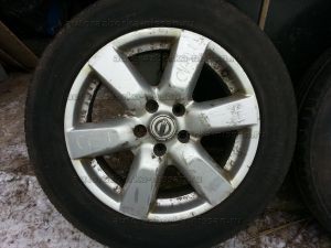 Комплект колес 4шт на литых дисках R17 с резиной Nissan X-Trail T31 Б/У арт.40300JG125 (17509)