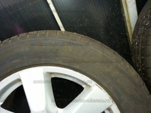 Комплект колес 4шт на литых дисках R17 с резиной Nissan X-Trail T31 Б/У арт.40300JG125 (17511)