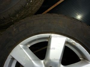 Комплект колес 4шт на литых дисках R17 с резиной Nissan X-Trail T31 Б/У арт.40300JG125 (17511)