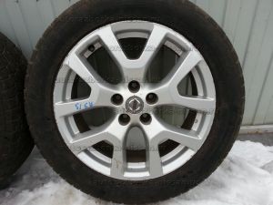 Комплект колес 4шт на литых дисках R18 с резиной Nissan X-Trail T31 Б/У арт.D03003UE1A (17512)