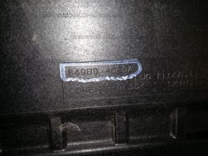 Накладка пола багажника передняя Nissan X-Trail T32 Б/У арт.849B94CE0A (18430)