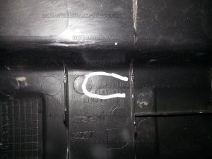 Накладка порога заднего правого Nissan X-Trail T31 Б/У арт.76953JG00A (15239)